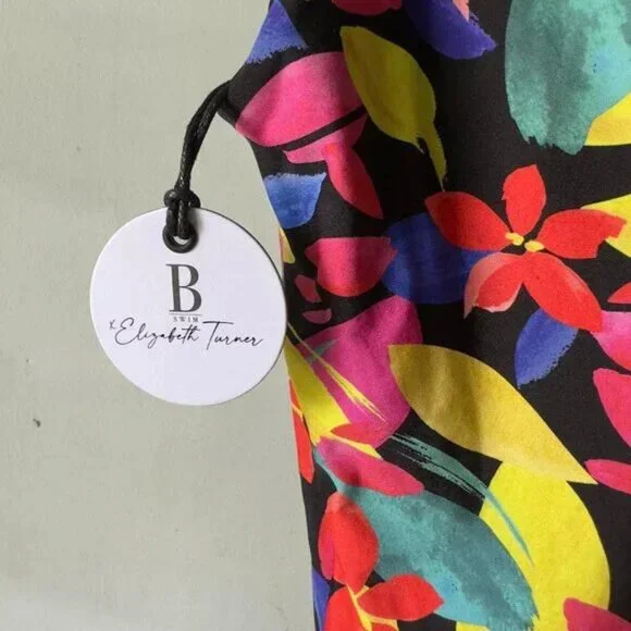 NWT $160 B.SWIM × Elizabeth Turner WOMEN'S L,XL SWIMSUIT ONE PC ROAD TO HANA K - Picture 8 of 10